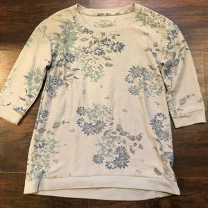 Floral Quarter Sleeve